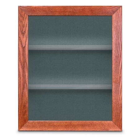 United Visual Products Outdoor Enclosed Combo Board, 42"x32", Gold Frame/Grey & Keylime UVCB4232ODG-GREY-KEYLIME